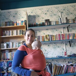 Hana Baby Stretchy Wrap - Peach